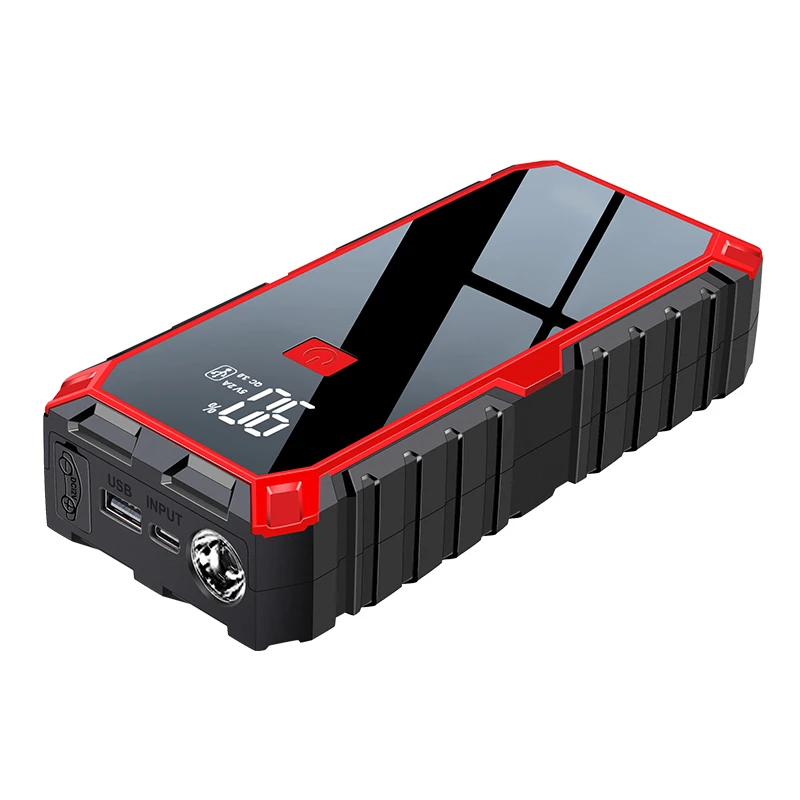 Автомобильное пусковое устройство 26000 мАч а пиковый ток пусковое устройство с фонариком защитные Кабели USB быстрая зарядка