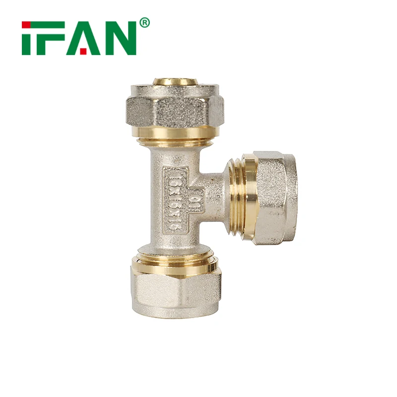 IFAN Hot Sale Pex Pipe Fittings Pex Tube Connector Water Pipe Brass Compression Fittings Plumbing Pex Fitting
