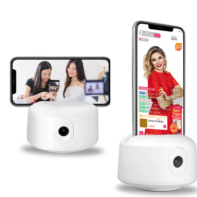 Timess 2020 Hot Selling New Trends Portable Smart Selfie Stick, 360 Auto Rotation Face Object Tracking Phone Camera Holder