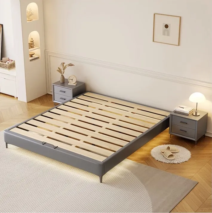 Simple Tatami Bed  Air-permeable King And Queen Size Bed Frame Morden Bed Set Furniture Bedroom
