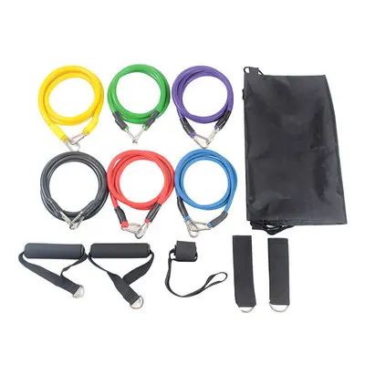 Custom Wholesale workout fitness Gym pull up set 11 pcs resistance bands