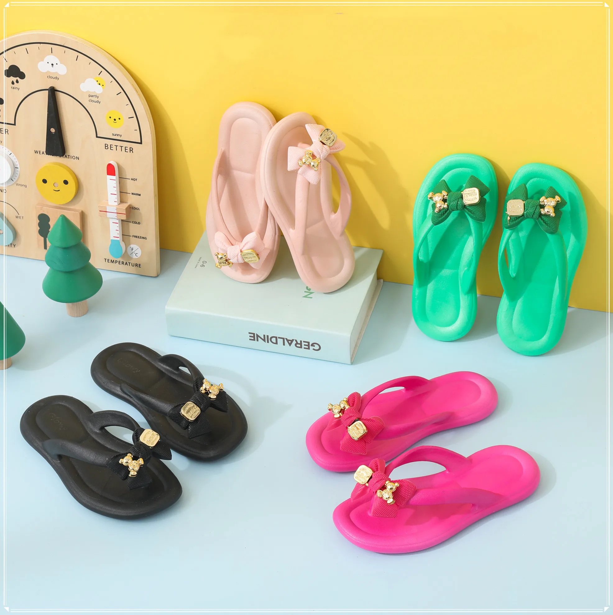 2023 China wholesale PCU  slipper flip flops WITH soft Heel for Children and Woman