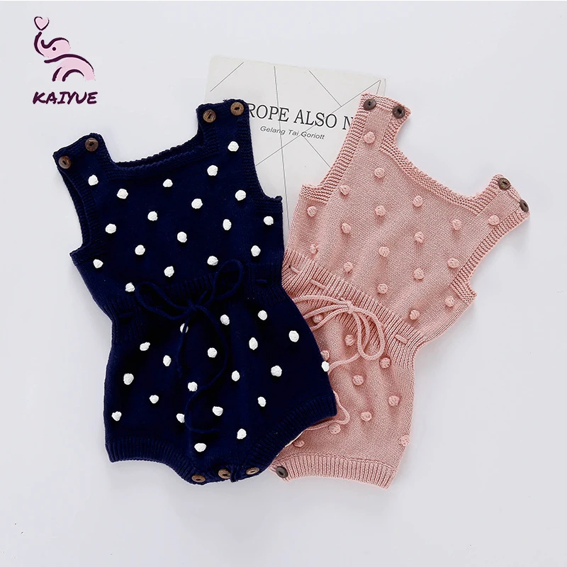 Summer Fashion 100% Cotton Knitwear New Infant Jumpsuits Romper for Baby Girls Kid Overall Perfect Summer Gift Set