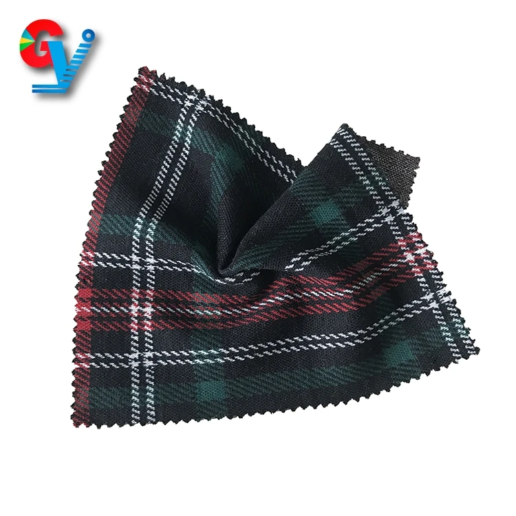 2020 Winter Jacquard Check Pattern Knitting Fabric Plaid