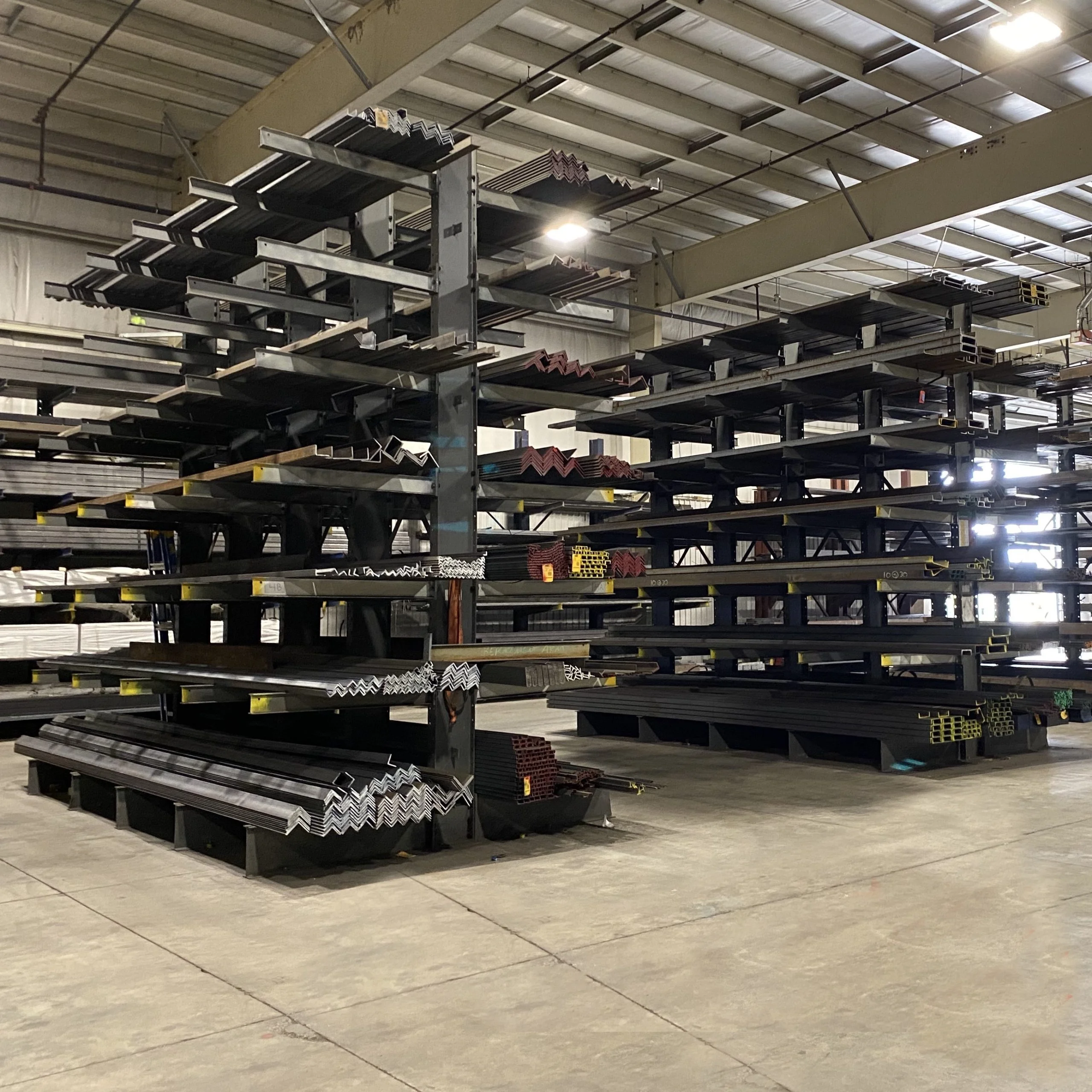 Сверхпрочные H-образные стальные консольные стеллажи для длинных предметов