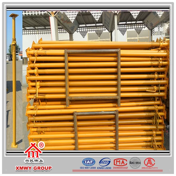 steel prop flower shaped base plate steel props adjustable scaffold framework adjustable steel prop