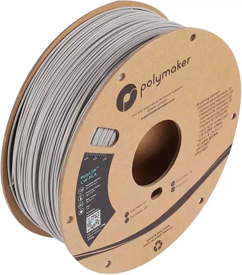 Polymaker polylite PLA-LW 3d принтер накаливания 1 75 мм кг легкий вес