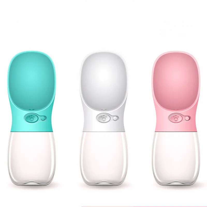 Portable Filter Leak Proof Plastic Dog Water Dispenser Pet Water Bottle