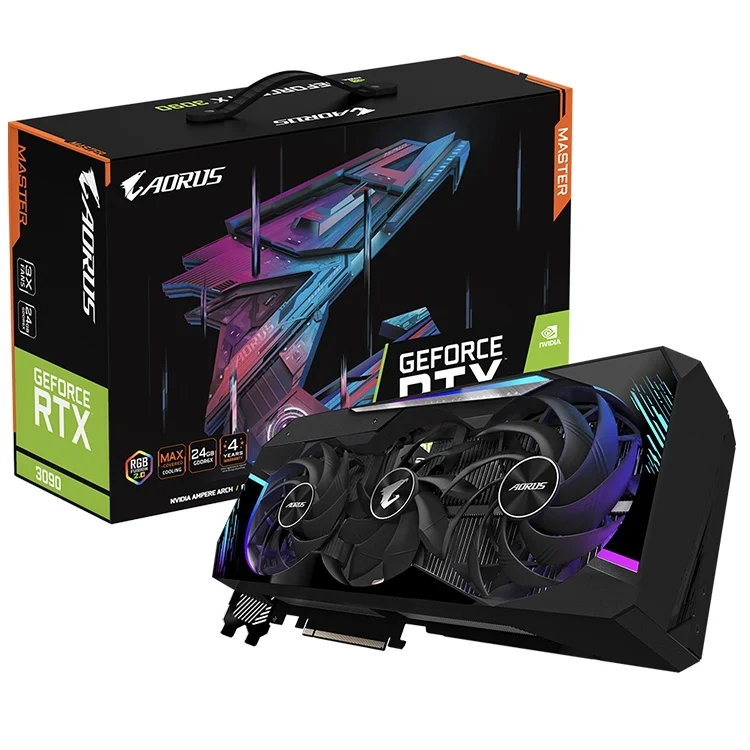  Топ-бренд RTX 3090 MASTER 24G игровая видеокарта с памятью GDDR6X 24 ГБ поддержкой 8K