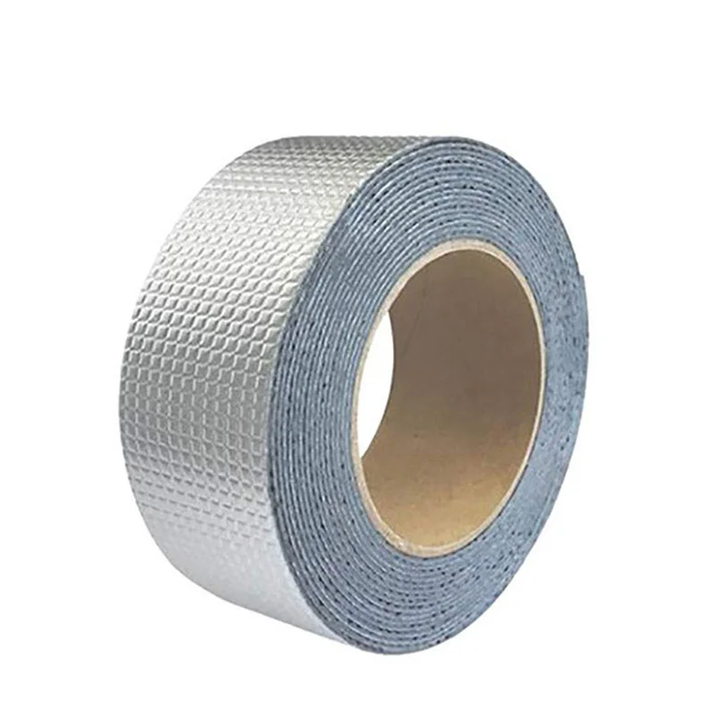OEM Self Adhesive Strong Stick Power Aluminum Foil Sealing Mastic 10M 5M Butyl Rubber Waterproof Tape For Sunlight Room Roof