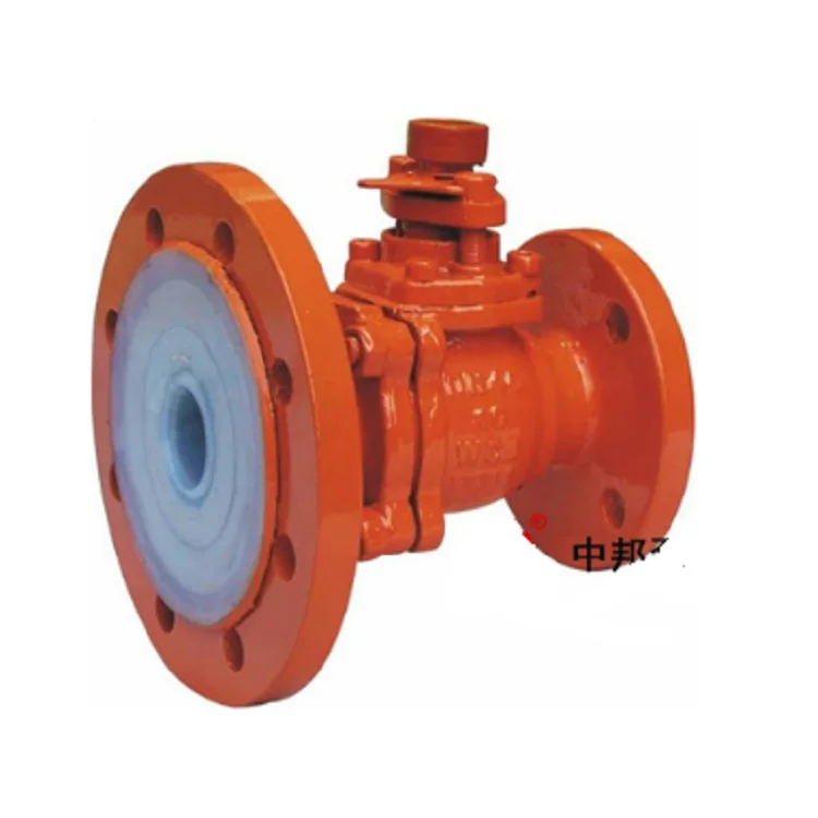 Q41F46  High Quality and Best Price Fluorine lined discharge ball valve