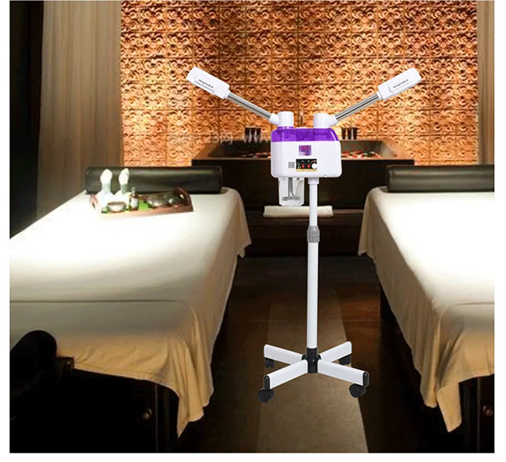 Y 2 in 1 Ozone Facial Nano Hot Cold Steamer Warm Mist Ion Steaner Face Deep Cleaning 10s Spray Vaporizer Salon Home Spa Sprayer