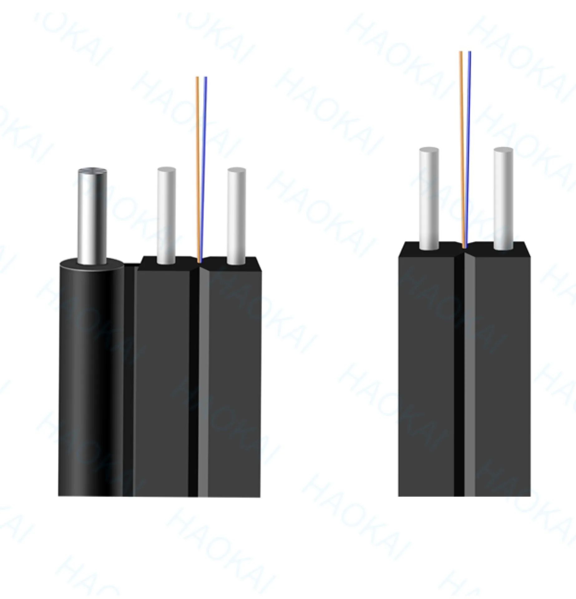 Волоконно-оптический кабель GJYXFCH 2 ядра FTTH 1 ядро 4 ядра внутренний наружный прямой кабель цена за метр