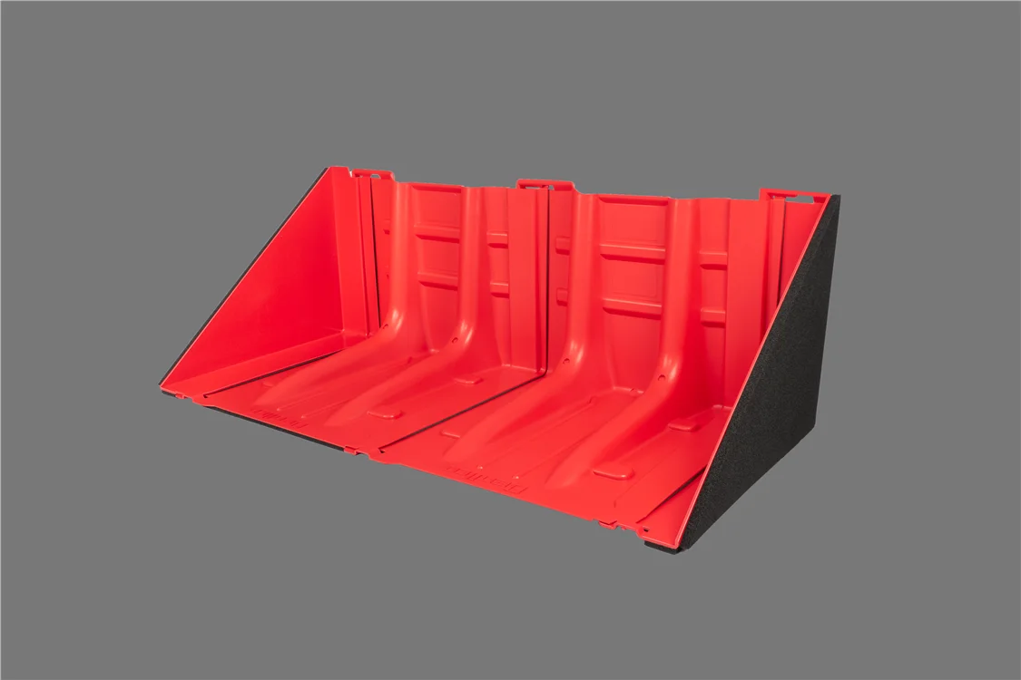 Adjustable flood barrier corner board flood gate ABS upgrade end solution