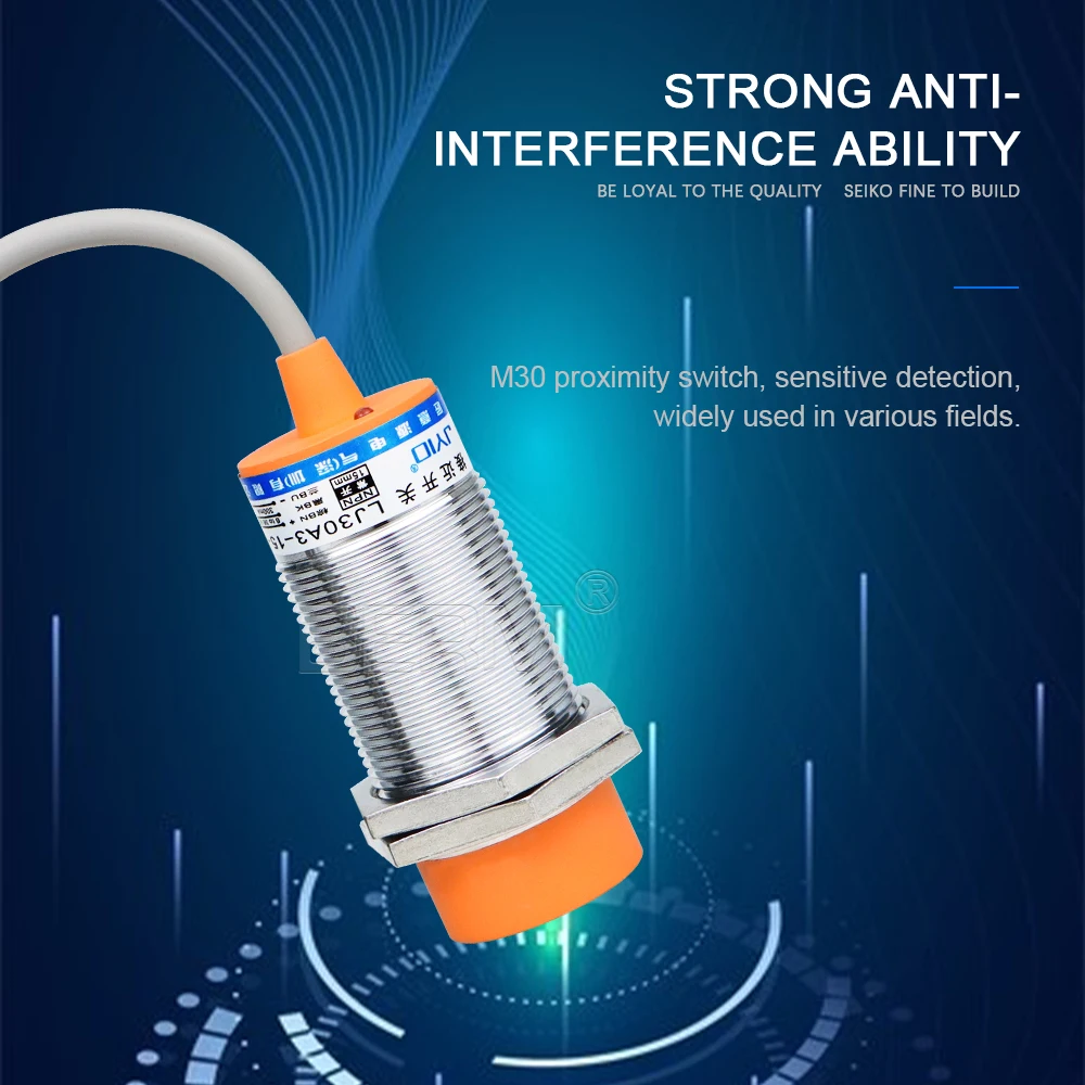 LJ30A3-15-Z /BX inductive proximity switch, metal sensor, three-wire NPN normally open DC