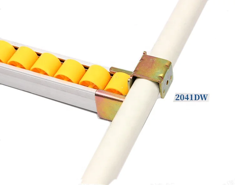All-side guide rail roller flow roller track conveyor for warehouse system