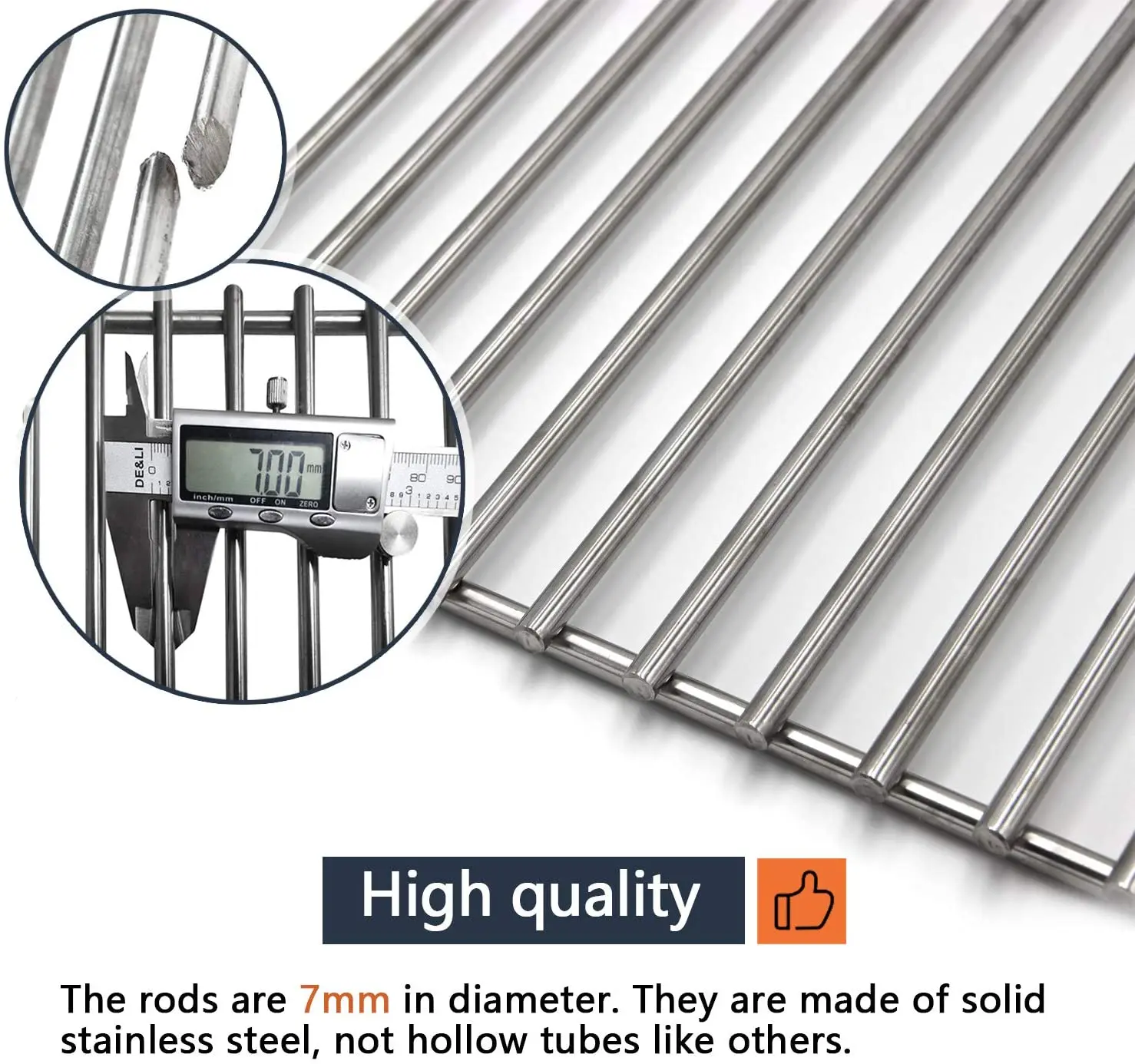 Universal Outdoor Rectangle Grill Grate Charcoal Bbq Grill Wire Mesh Net Barbecue Grilling Grids