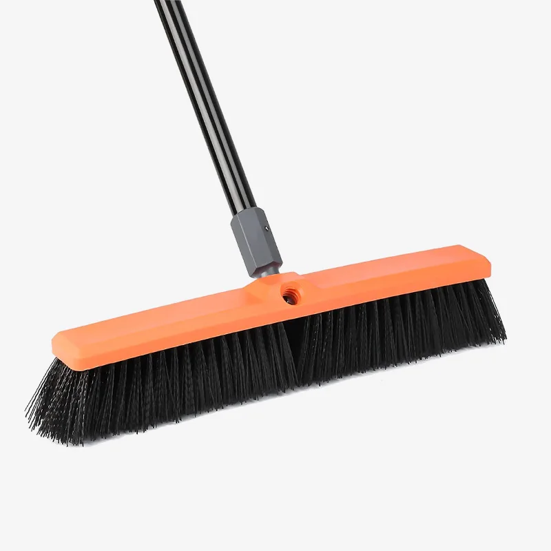 Vipaoclean 18 дюймов 24 дюйм (ов) Промышленный Heavy Duty открытый Композитное напольное покрытие веник PP пуш-ап