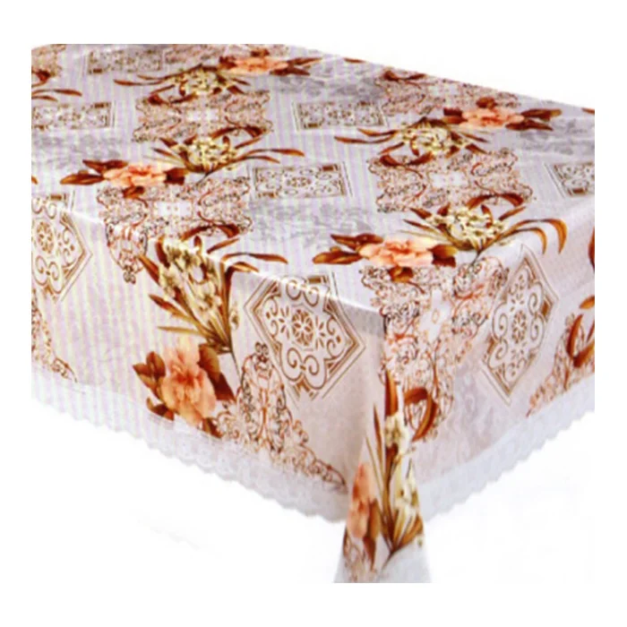 Personalized Custom Fancy Cheap Lace Plastic Tablecloth