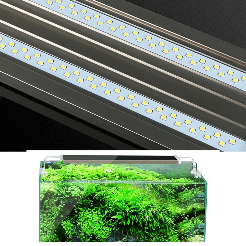 Aquatic Plants LED Light Aquarium 220V 12W 14W 18W 24W  Aluminum Alloy For Fish Tank Reptile Pets