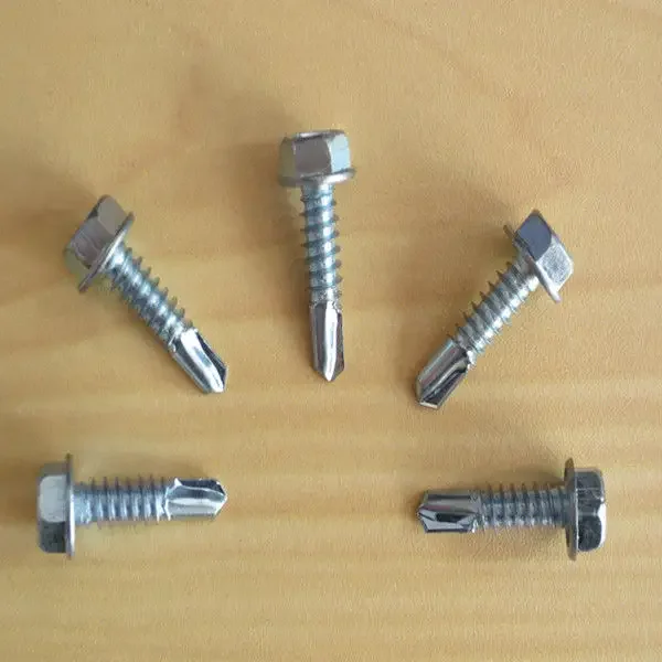 supply hex head self drilling screw with EPDM washer