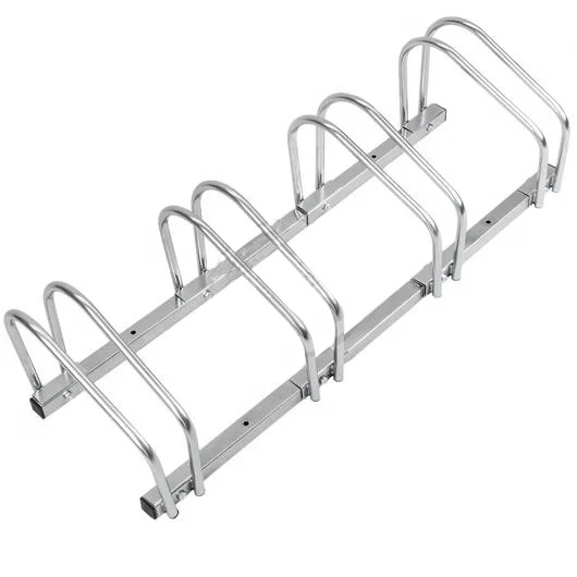 6 Bicycles Bike Storage Rack Stand Cycle Secure Locking Bike Parking Stand Rack