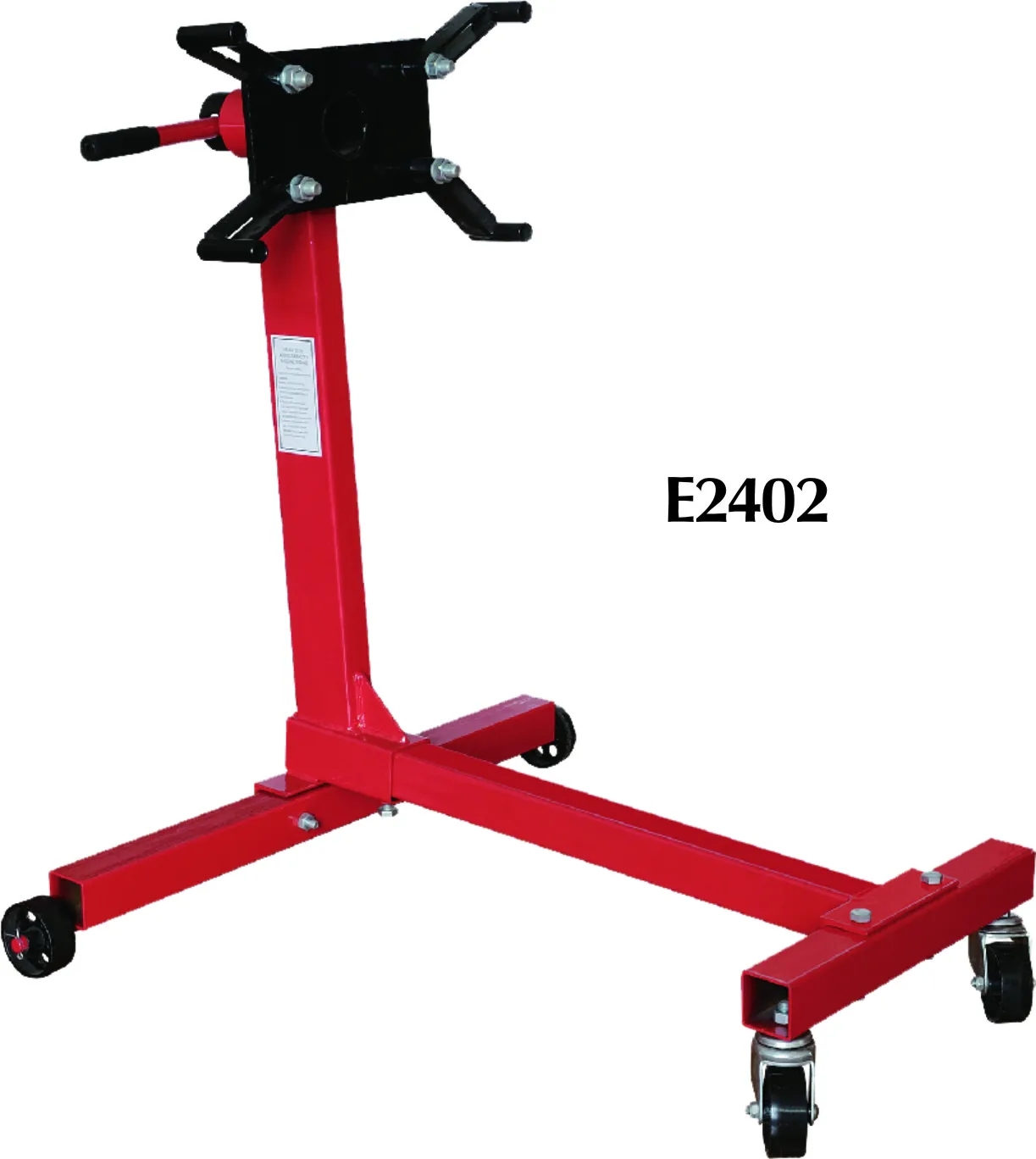 1000LB Kapazitat Stahl Rotationsmotorstander Drehbarer 360-Grad-Befestigungskopf mit 4 Kugellager Drehenden Rollen