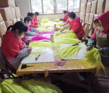 yellow Gold Nandu Ostrich Feather for Party Home Wedding Vase Decor DIY Craft Floral Hat Fascinator Millinery Headwear Accessory