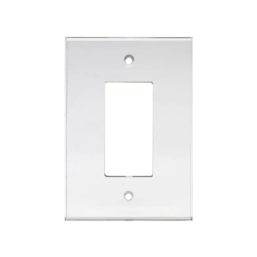 FHC Clear Single Toggle Switch Glass Mirror Plate