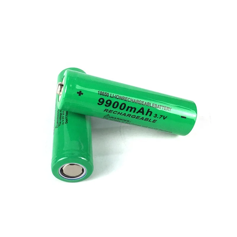 Li Green 9900 mah 18650 Lithium Battery Li-ion Battery for Electronic Products Flashlight