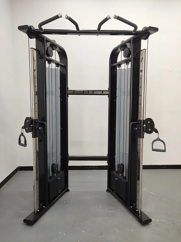 Fitness Bodybuilding Commercial Gym Equipment Adjustable Functional Trainer Dual Pulley Power Rack Strength Exercise Machine