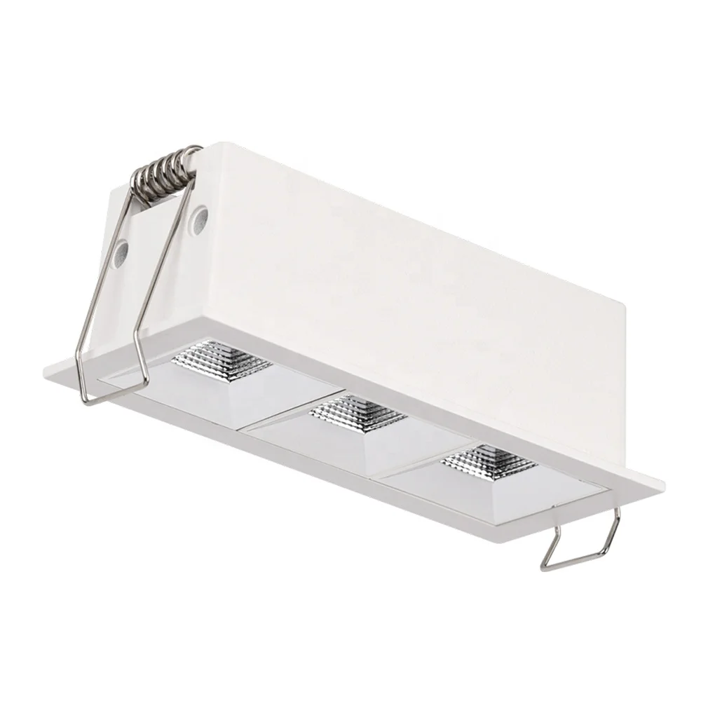 Surface mounted SMD led downlight 4W 7.5W 10W with 1, 2,3 heads high lumen grille downlight