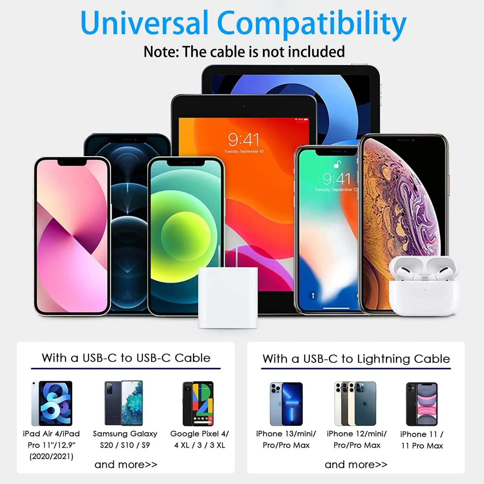 wholesale smart charger cable laptop type c fast PD 20W chargers mobile phone switch usb adapter for phone