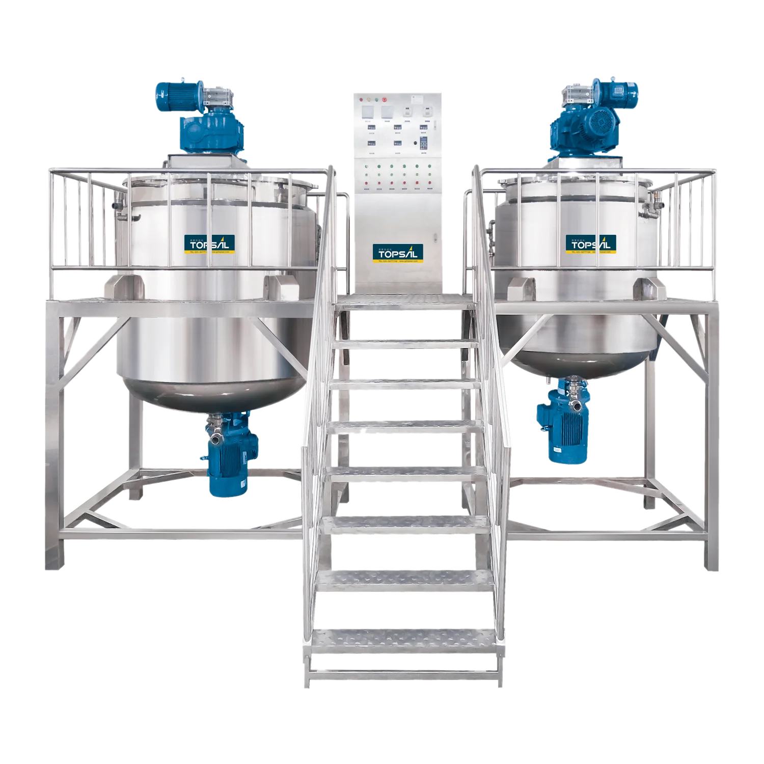 high speed shear equipment homogenizer liquid vacuum mixing tank machine