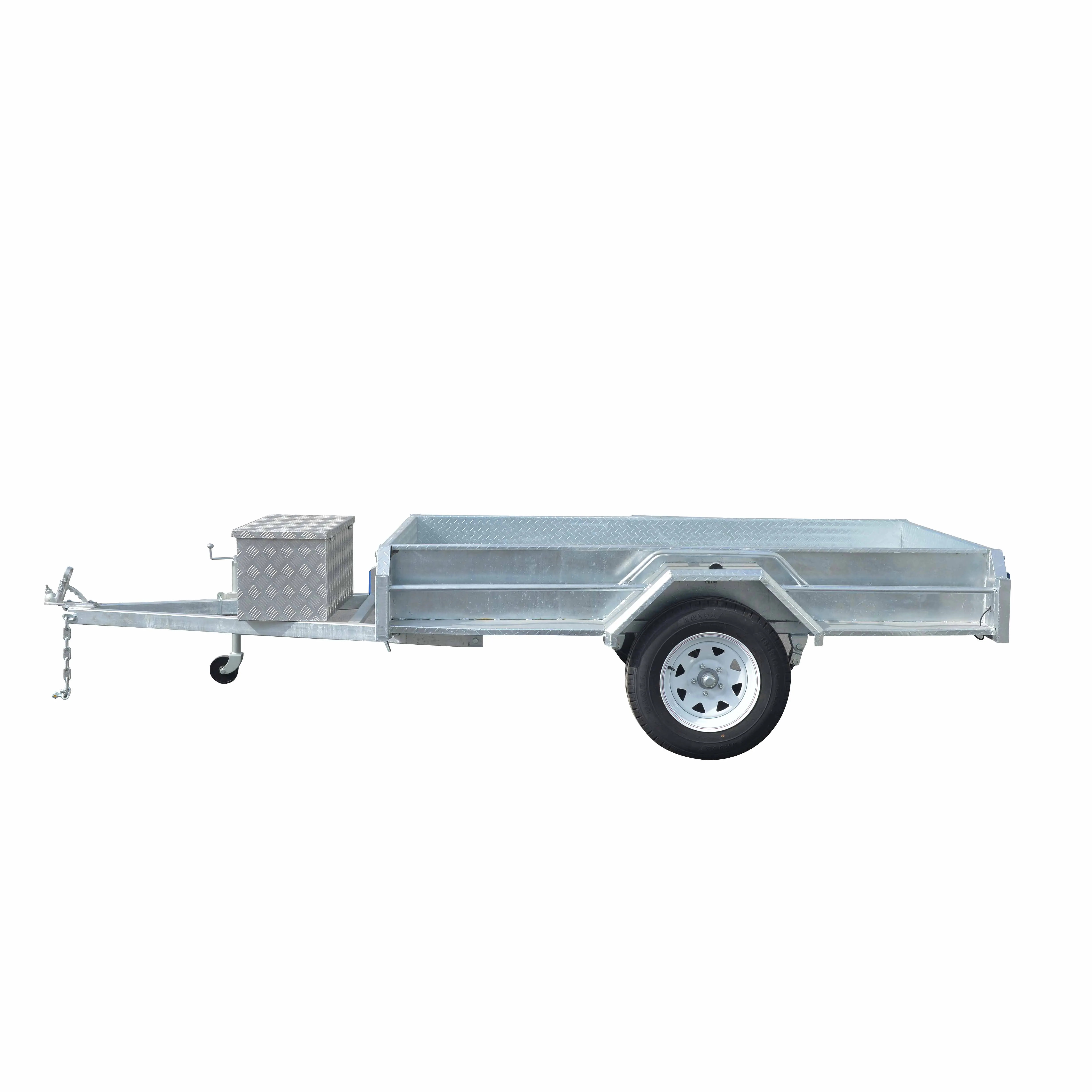 2024 Hot Sales  6x4 7x4 7x5 8x5 Galvanized Box /utility/car  Trailer