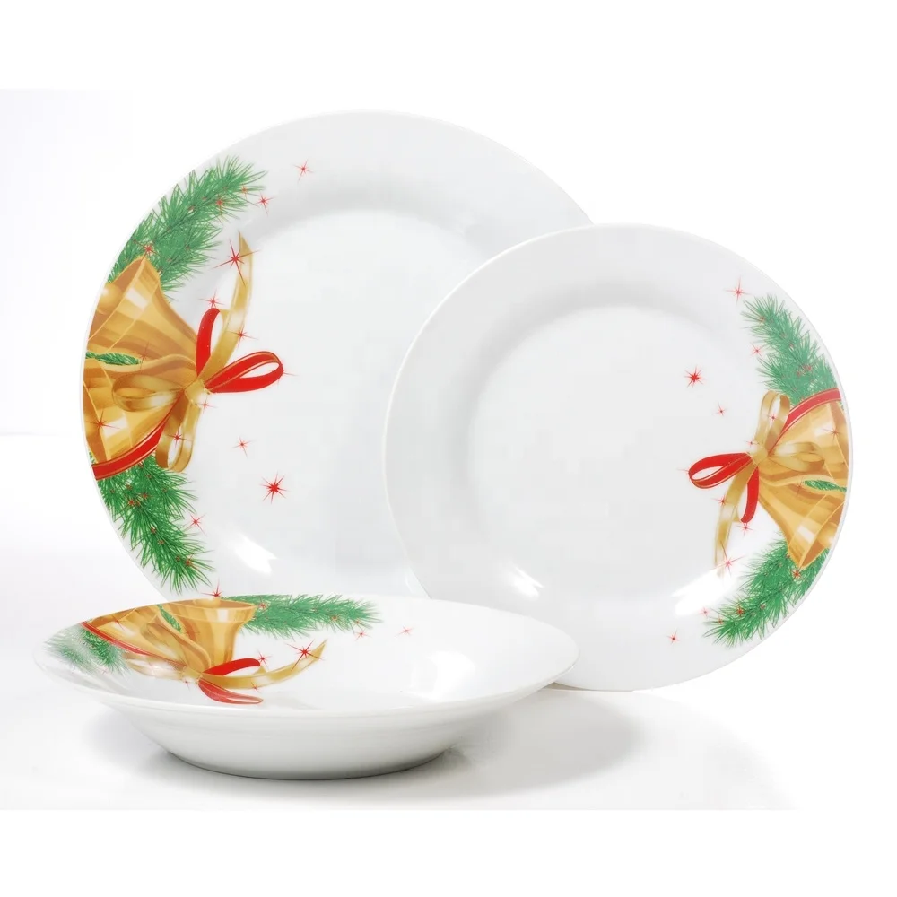 18pcs dinner set Italian Style Fashion Ceramic Dishes Sets tableware Round shape Home Party