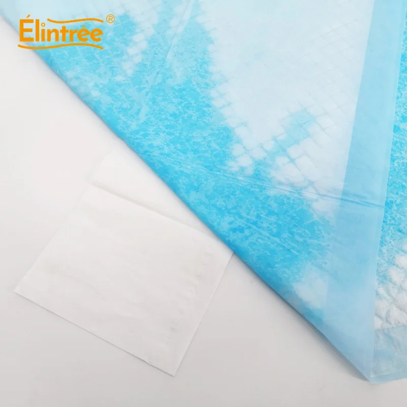 Elintree Premium Super Absorbency Cheap Adult Mens Waterproof Disposable Incontinence  Bed Sheet Underpads