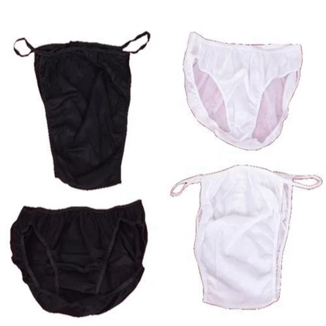 Disposable thong g-string briefs non-woven T-back underwear Spa Massage thong