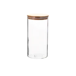 pickle storage jars / wide mouth glass canisters / glass storage containers