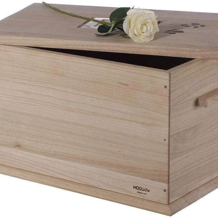 
pet casket wood coffin burial personal cremation cat dog ashes urn chest memory box handmade koobay 