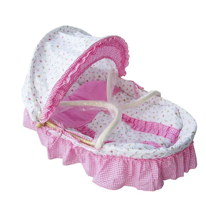 Sleeping Handmade Decorative Moses Cradle Baby Basket Baby