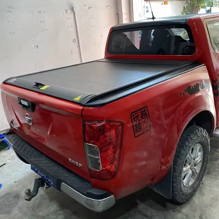 High Quality Hard Retractable Tonneau Cover Aluminium Roller Lid Shutter Pickup Truck Bed Cover For Nissan Navara