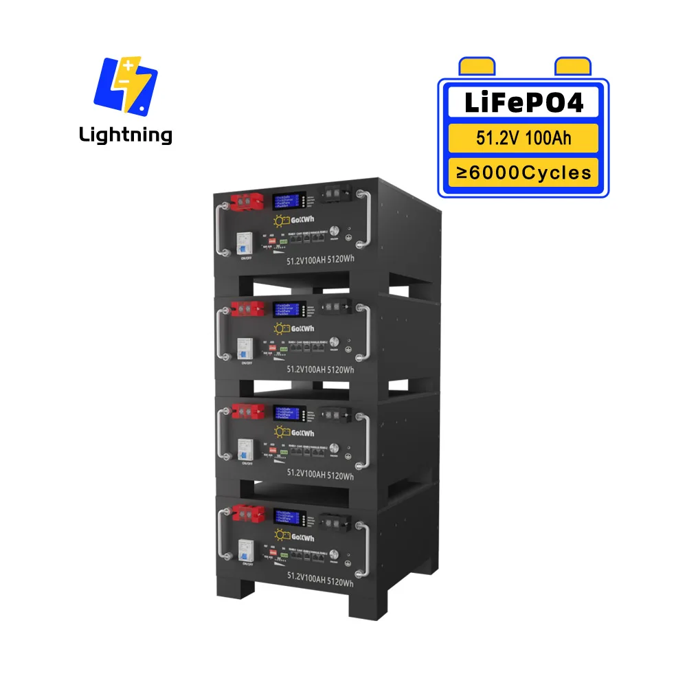 Tax Free GoKWh LFP 48V 51.2V 50Ah 100Ah 200Ah 280Ah 300Ah Lithium iron Phosphate Battery Home Energy Storage System 48V LiFePO4