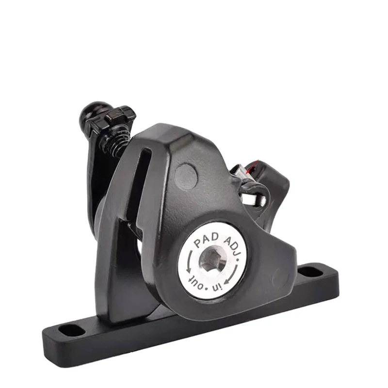 Road bike front and rear disc flat brakes Black bicycle mechanical calipers cable disc brakes