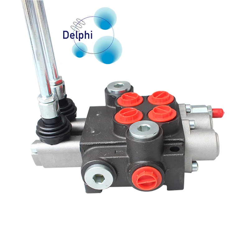 High quality ZDA-L15 series 2spool 60lpm Hydraulic Control electro-hydraulic directional valve for garbage truck