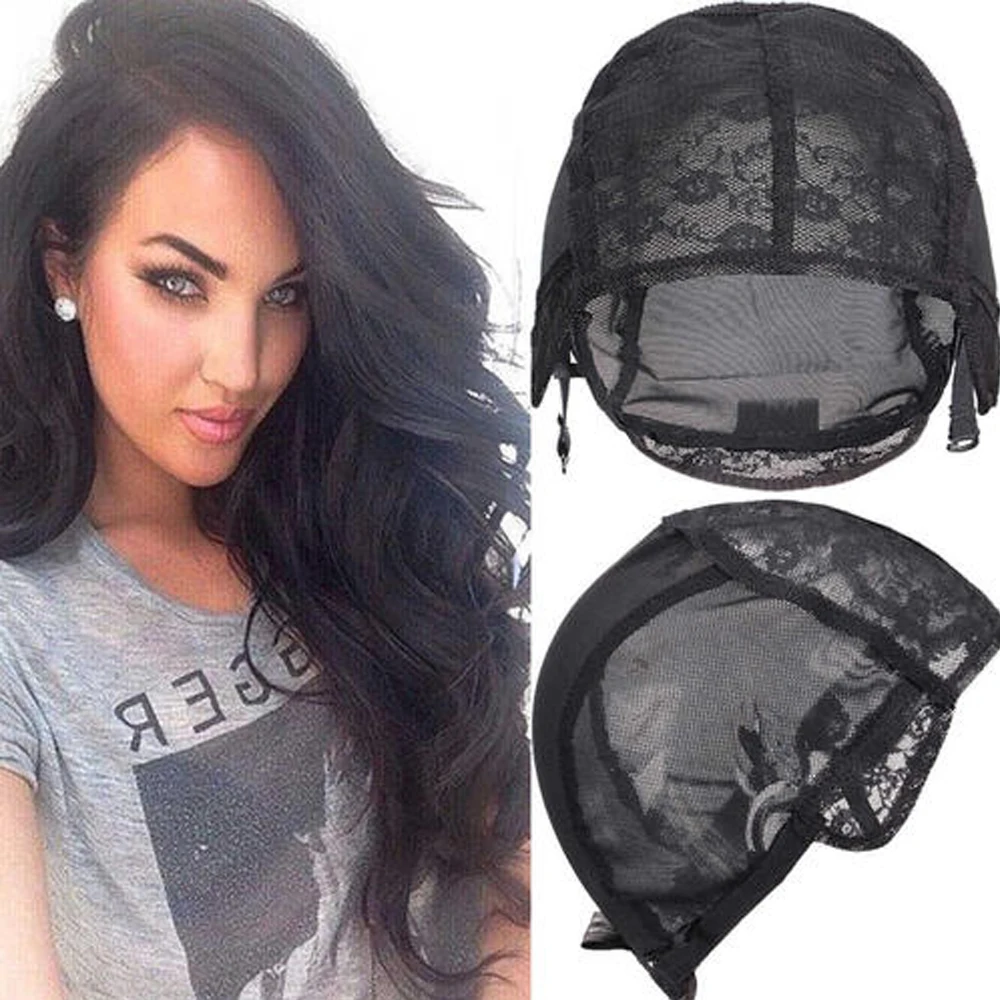 Оптовая продажа, Купольные сетчатые парики GD, шапочки для изготовления париков, дешевые вязаные дышащие однонитевые регулируемые швейцарские кружевные волосы, плетеные парики