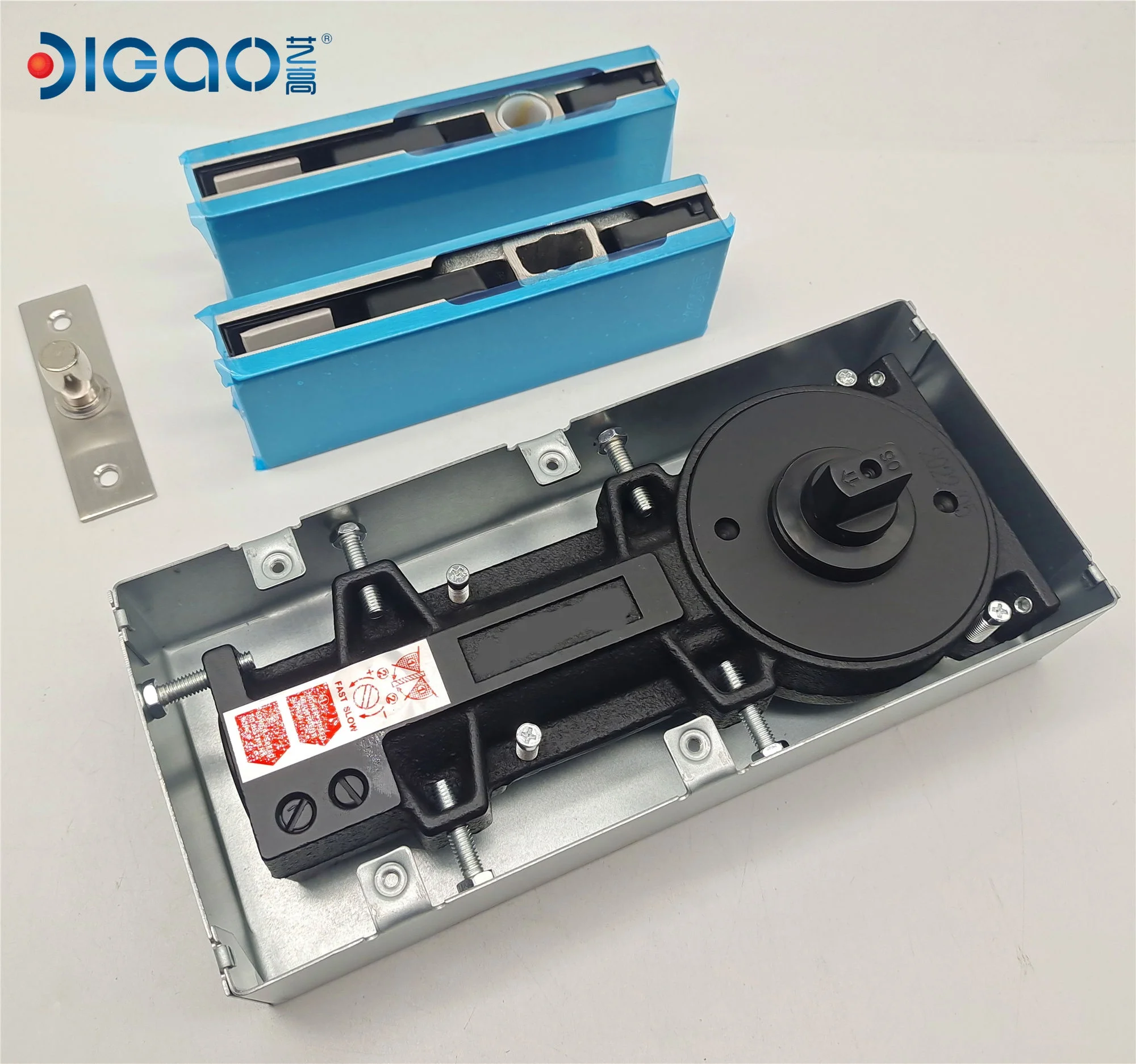 stainless steel wooden door fitting Top Pivot for floor spring