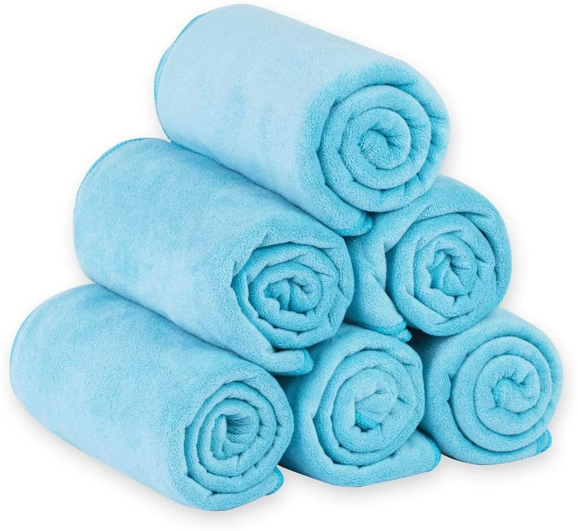 Multi-functional 100% Microfiber Quick Dry Bath Towels used for sports, swimming, yoga, Spa