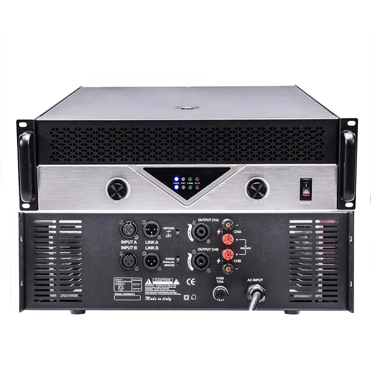 KA1500B 2*1300 Вт двухканальный 2U модуль усилителя высокой мощности для сабвуфера микшера