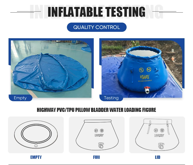 500L-50000L PVC Onion Shaped Mountain Fire Fighting Water Tank Water Storage Tank Anti-UV Water Storage Tank
